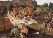Piero di Cosimo the battle between Lapithen and Kentauren France oil painting artist